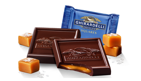 Dark Chocolate Sea Salt Caramel Squares 25 pc