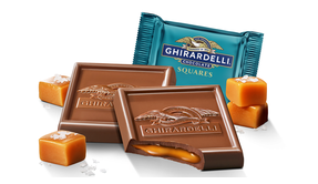 Milk Chocolate Sea Salt Caramel Squares 25 pc